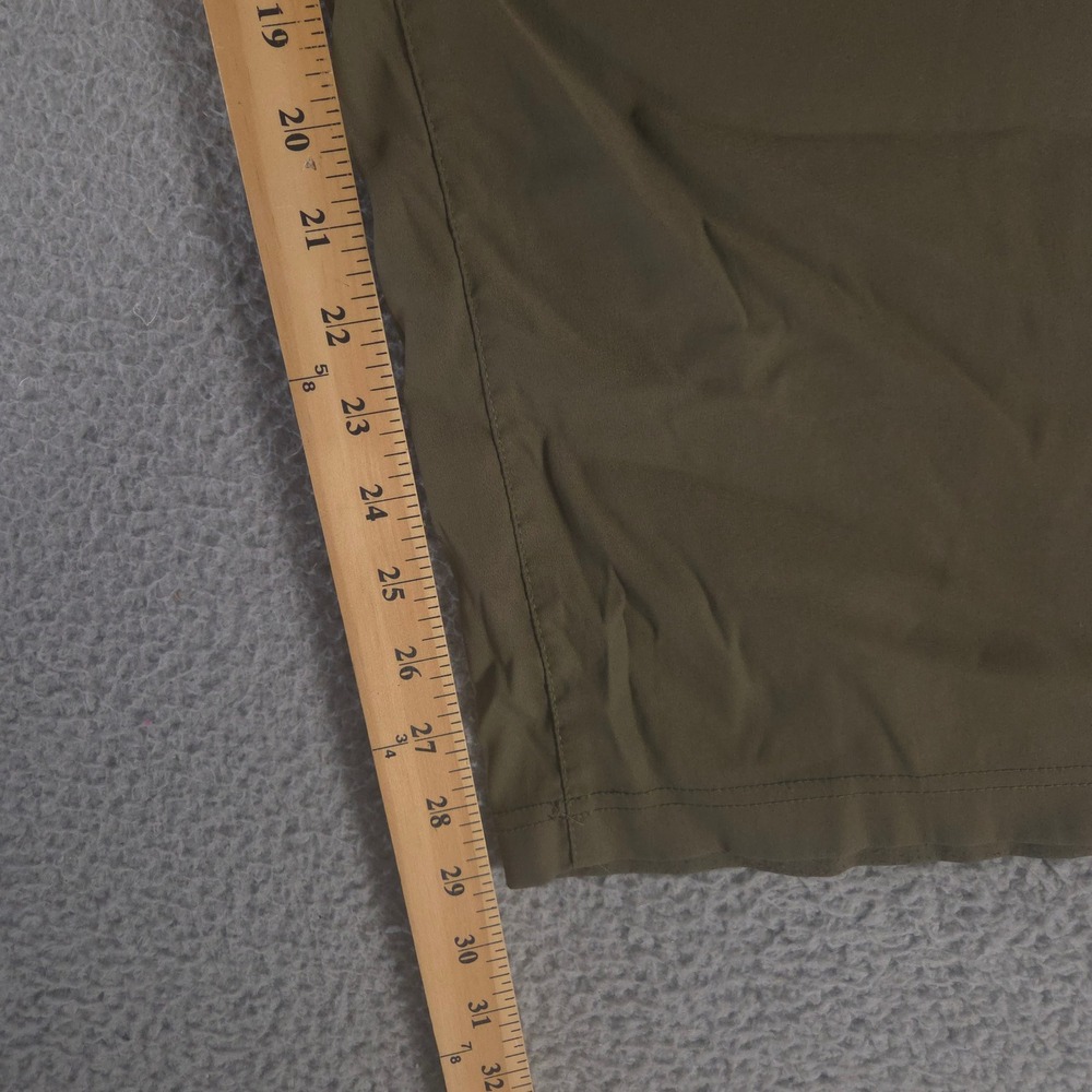Orvis Pants Mens 34x30 Olive Green Straight Leg Nylon Stretch Tech Hiking Travel - Picture 3 of 14